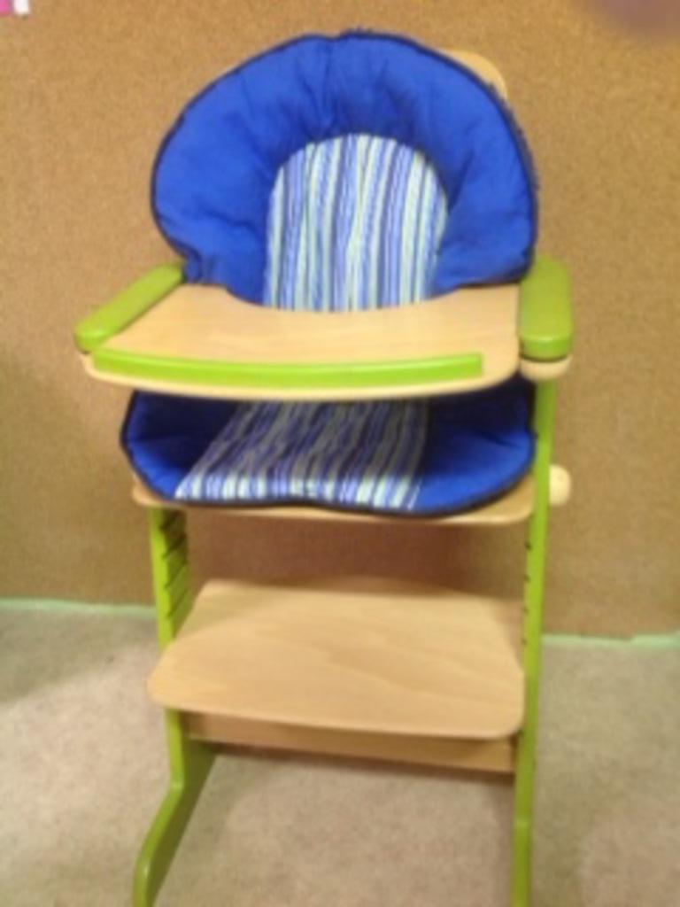 Chaise évolutive en bois Geuther, Enlèvement, Utilisé, Chaise évolutive, Plateau amovible