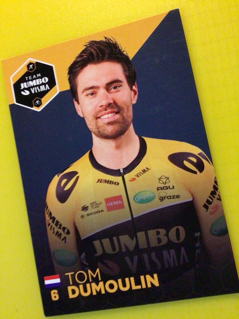 Wielerkaart 2022 team jumbo  tom dumoulin, Envoi, Comme neuf