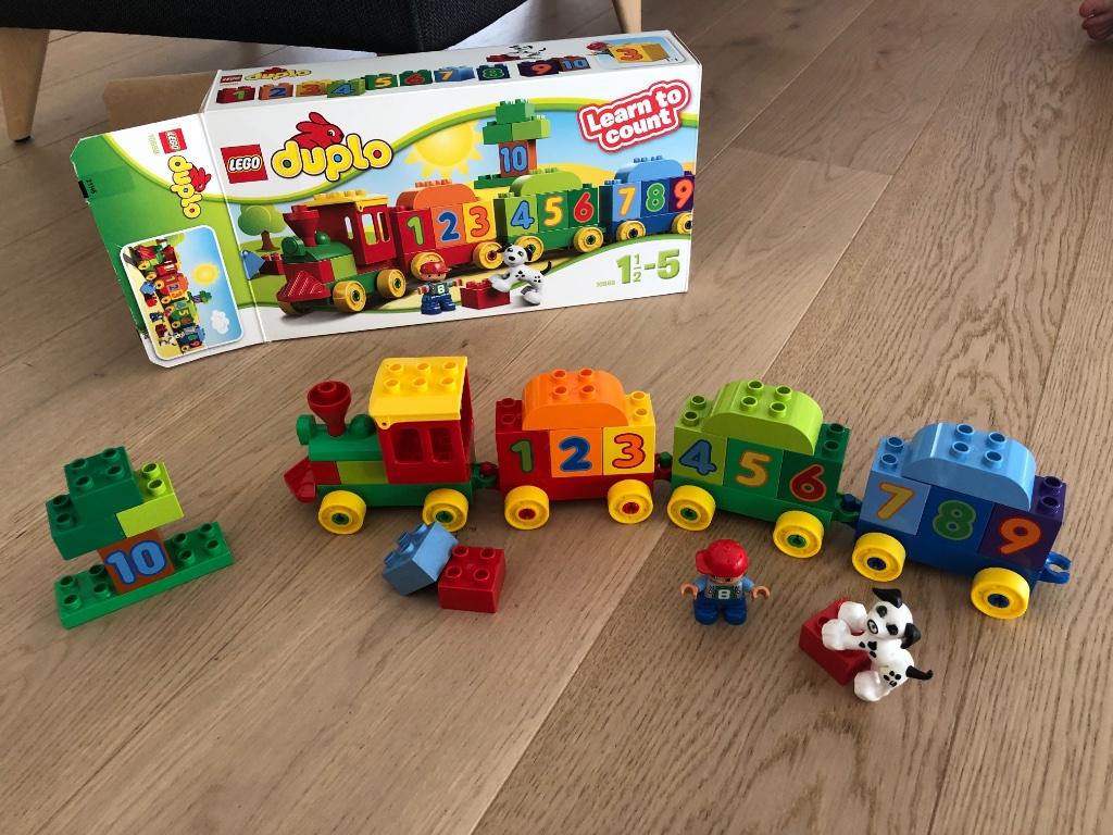 Duplo 10558 getallentrein, Kinderen en Baby's, Ophalen of Verzenden, Zo goed als nieuw, Complete set, Duplo