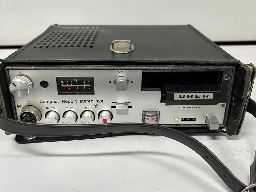 UHER Compact Report Stereo 124 – Magnétophone à bande pro, TV, Hi-fi & Vidéo, Decks cassettes, Auto-reverse, Enlèvement ou Envoi