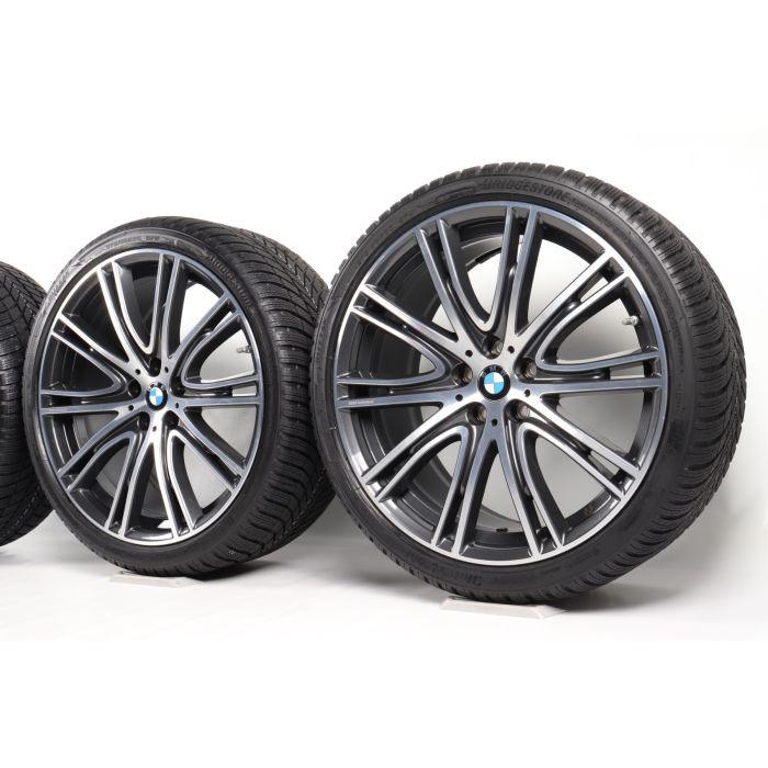 BMW 664m velgen – 19 inch – met TPMS & All Season banden, Ophalen, 19 inch, All Season, Band(en)