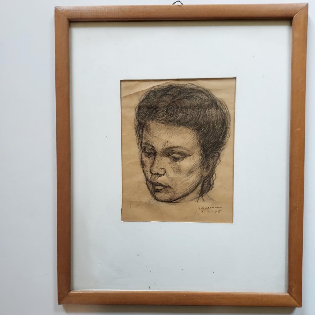tekening vrouw (Jozef Schellekens), Enlèvement