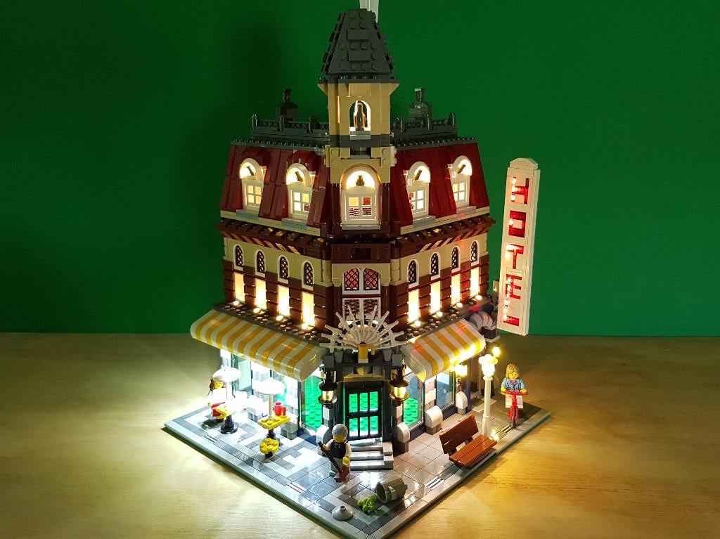 Verlichting voor Lego 10182 Café Corner, Enlèvement ou Envoi, Utilisé, Autres marques