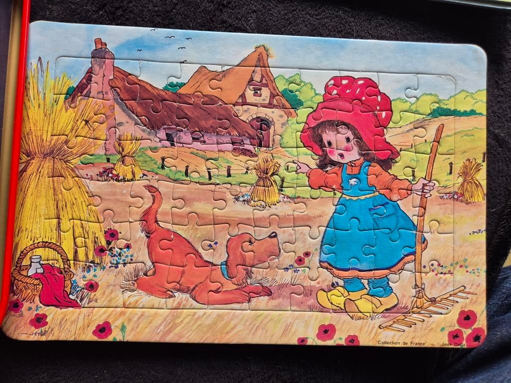 Puzzel meisje hond, Enlèvement ou Envoi