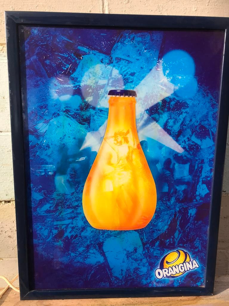 Enseigne lumineuse Orangina., Verzamelen, Merken en Reclamevoorwerpen, Ophalen of Verzenden, Zo goed als nieuw