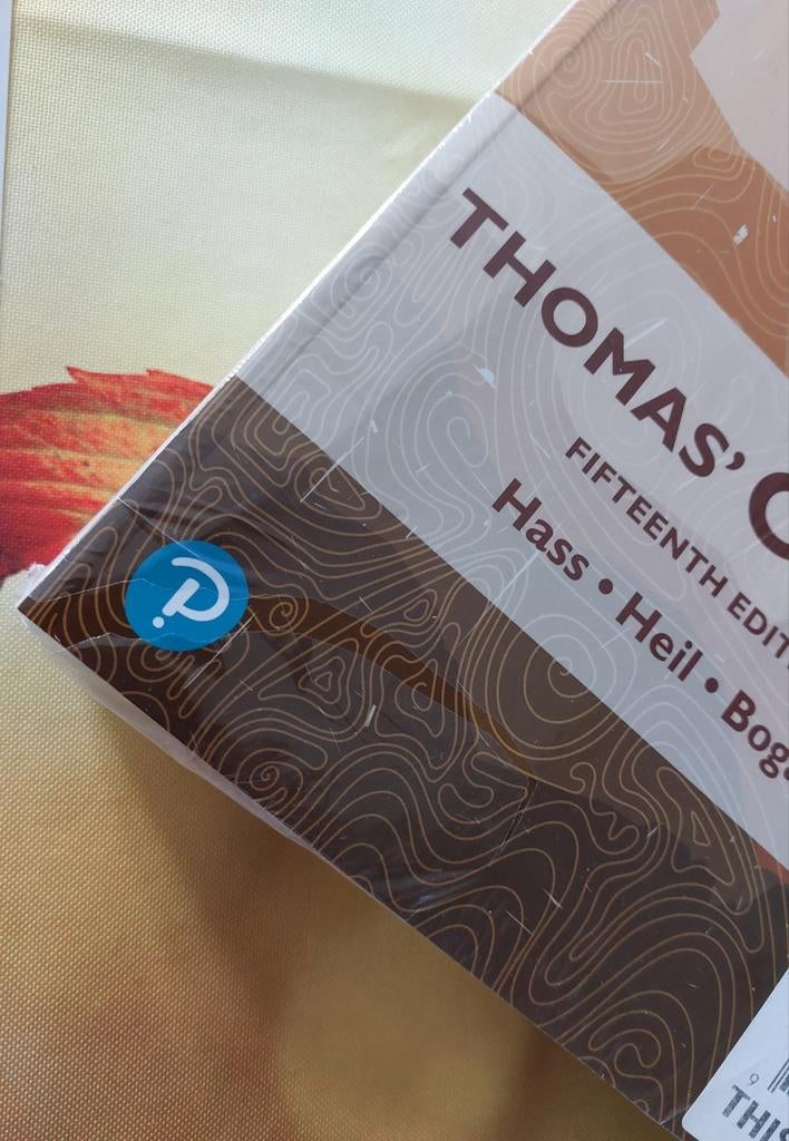 Thomas CALCULUS 15th edition in SI units +ongebruikte code., Boeken, Studieboeken en Cursussen, Nieuw, Ophalen