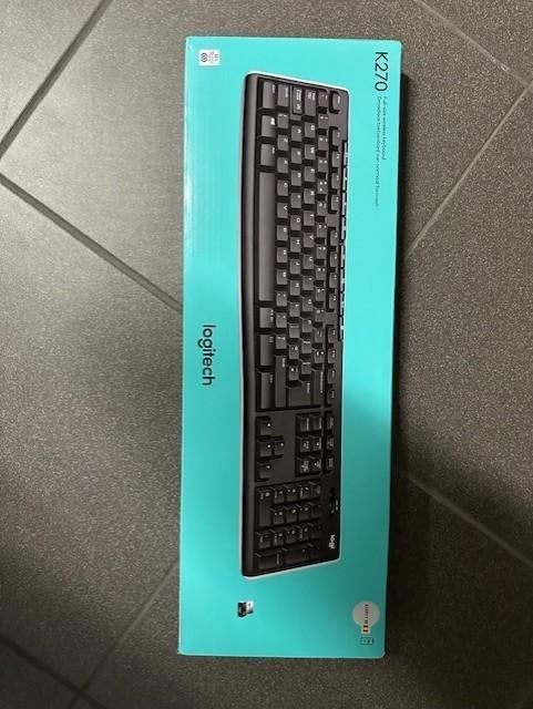 3 nieuwe draadloze toetsenboden logitech K270 azerty, Ophalen, Logitech, Draadloos, Nieuw