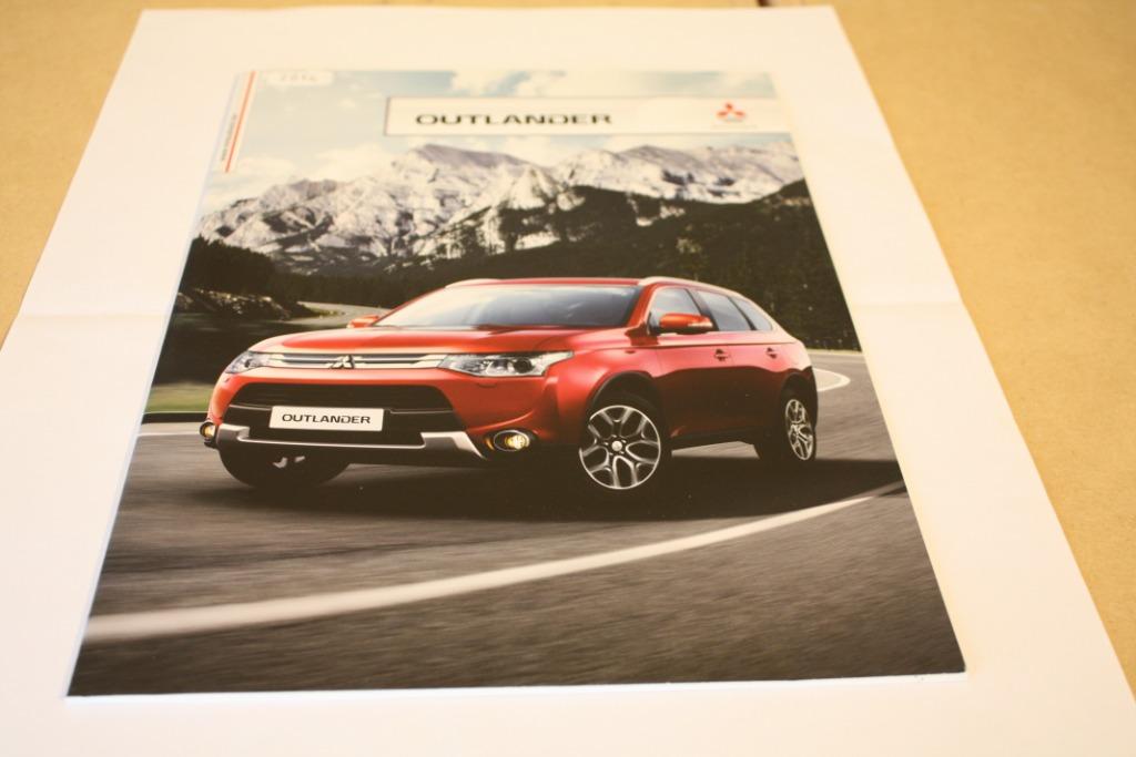 Mitsubishi Outlander brochure 2014, Boeken, Ophalen of Verzenden, Nieuw, Folder