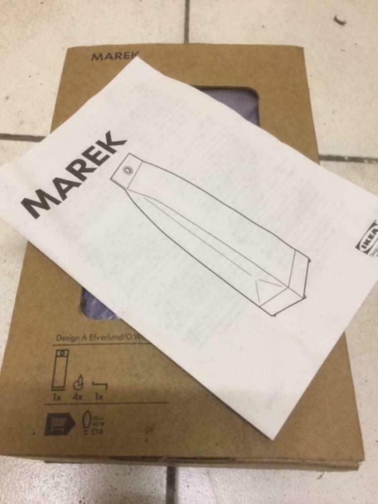 Lamp MAREK, Ophalen, Nieuw, Metaal