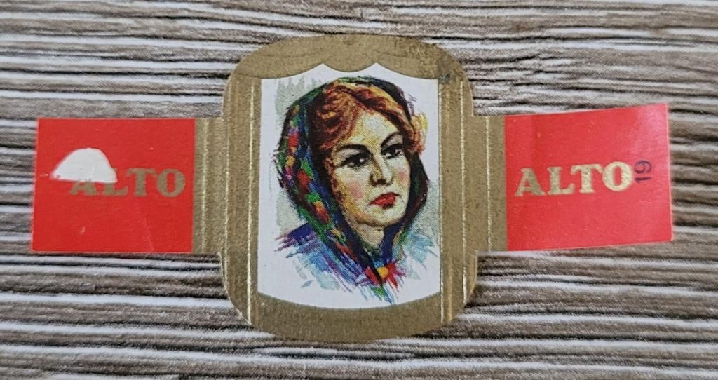 Oud sigarenbandje reeks Opera, Verzamelen, Ophalen of Verzenden, Gebruikt, Sigarenbandjes