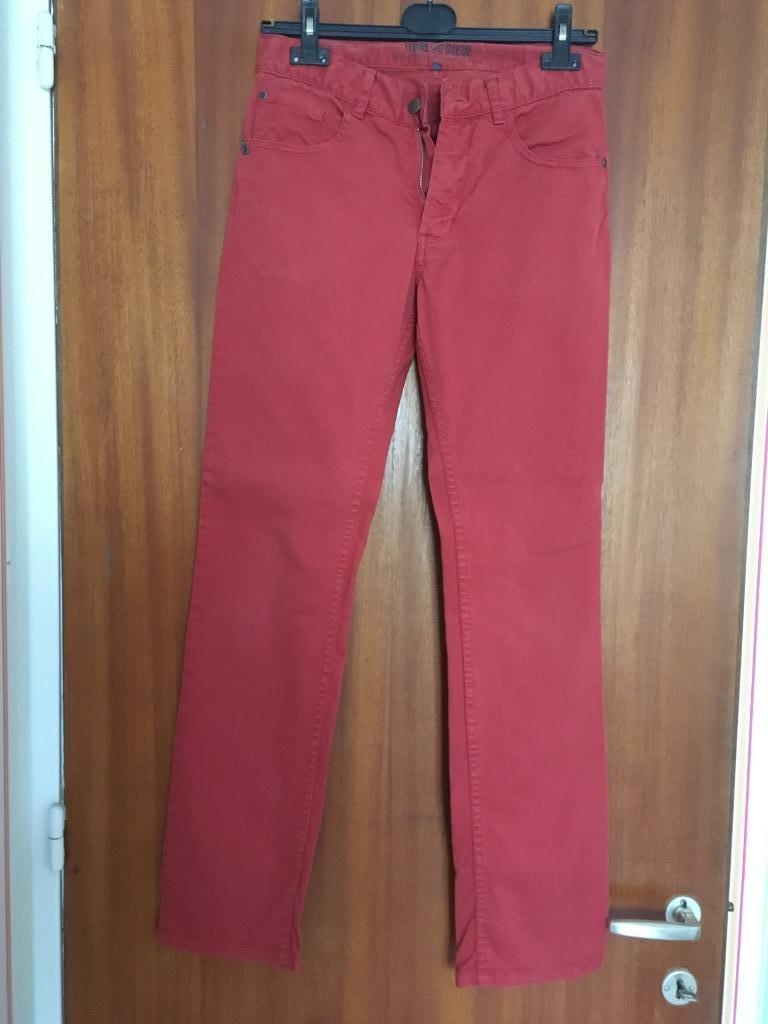 Roestkleurige broek Terre Bleue 16jaar, Broek, Terre Bleue, Ophalen of Verzenden, Zo goed als nieuw
