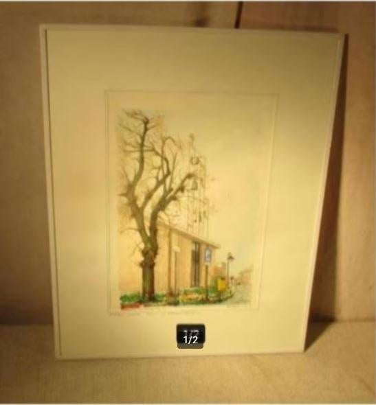Belle aquarelle « St Katelijne Waver » - Paul Goossens, Antiquités & Art, Enlèvement ou Envoi