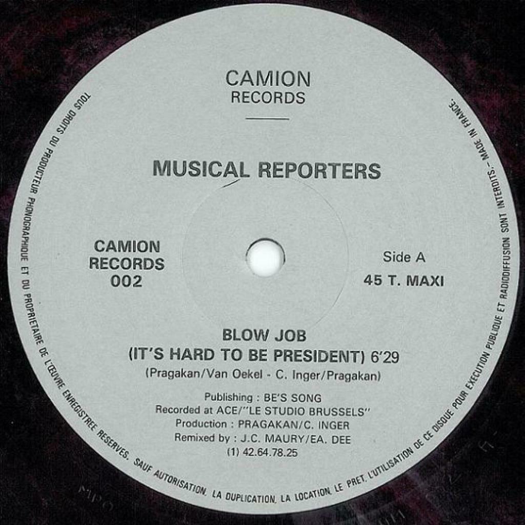 Maxi single reporters musicaux - Blow Job, Enlèvement ou Envoi, 12 pouces, Autres genres