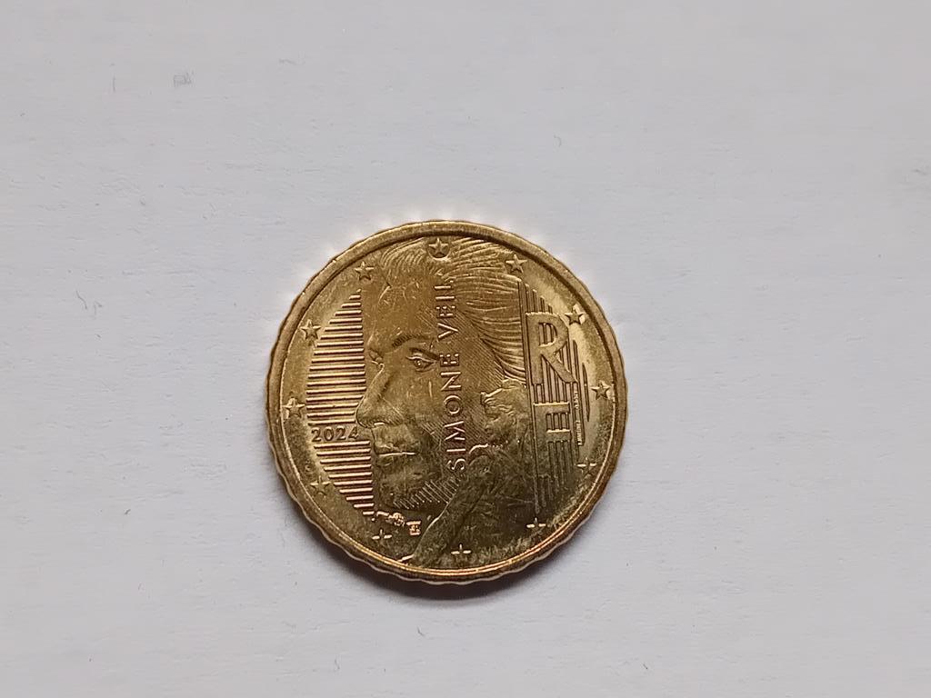 10c munt van Simone Veil, Postzegels en Munten, Ophalen of Verzenden, Frankrijk, 10 cent, Losse munt