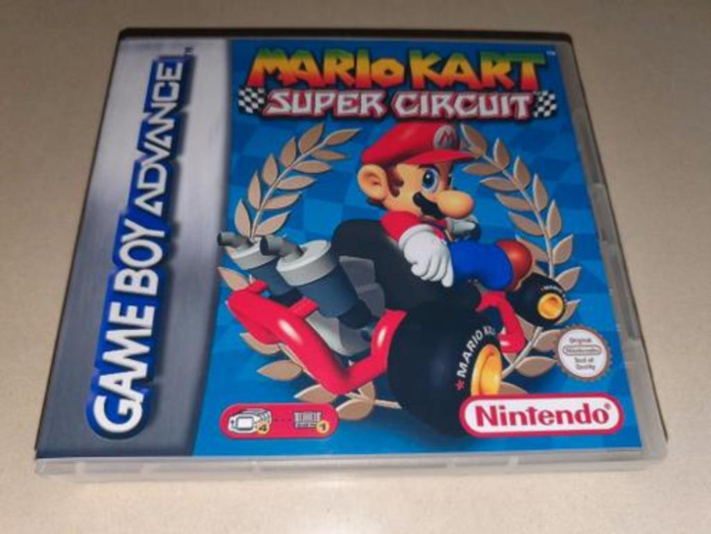 Mario Kart Super Circuit Game Boy Advance GBA Game Case, Envoi, Comme neuf