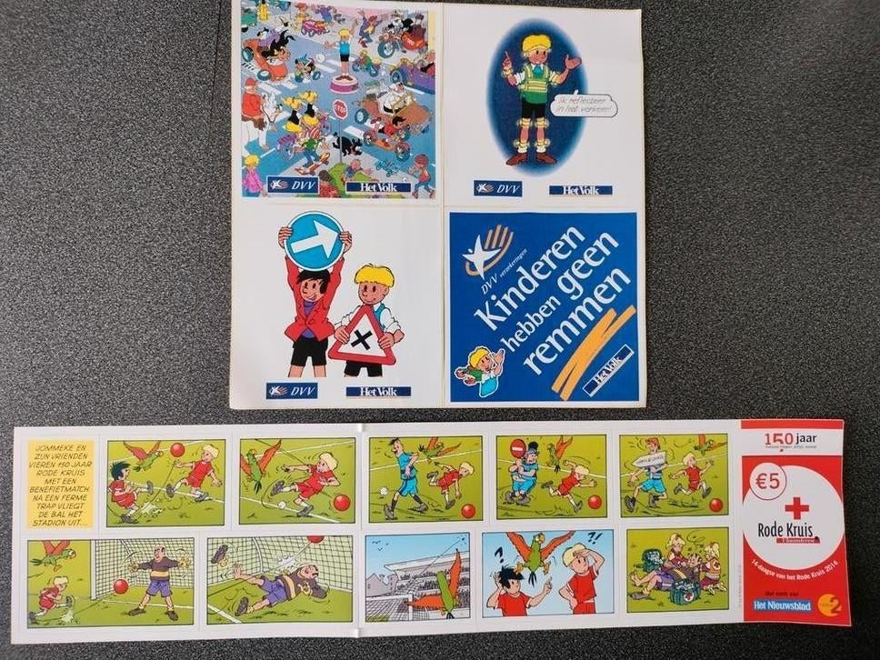 Stickers Jommeke, Ophalen of Verzenden, Zo goed als nieuw