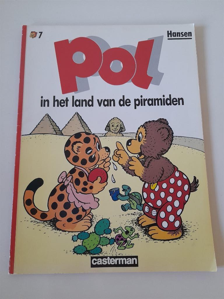 Stripverhaal Pol - In Het Land Van De Piramiden, nummer 7, Boeken, Ophalen of Verzenden, Zo goed als nieuw, Hansen