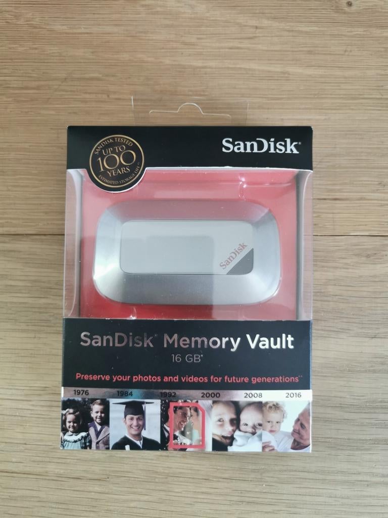 SanDisk Memory Vault 16 GB nieuw in gesloten verpakking, Overige typen, Nieuw, Overige, 16 GB