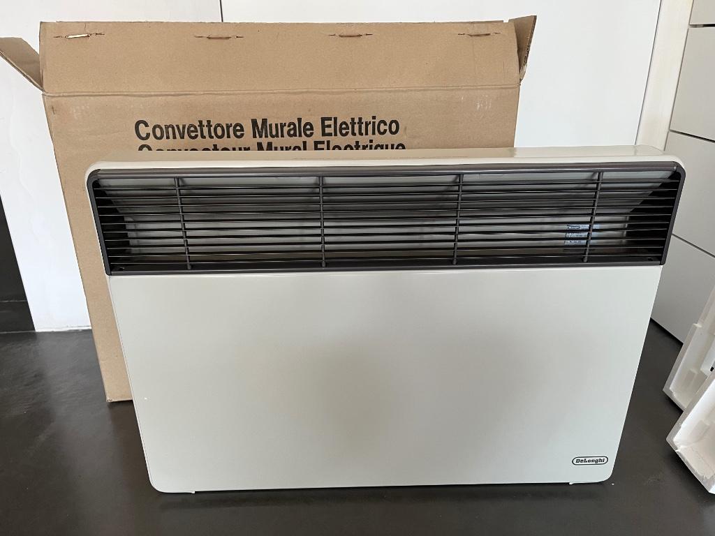 Delonghi wand convector 1500W (elektrisch vuurtje/verwarming, Ophalen, Nieuw, 800 watt of meer, Radiator