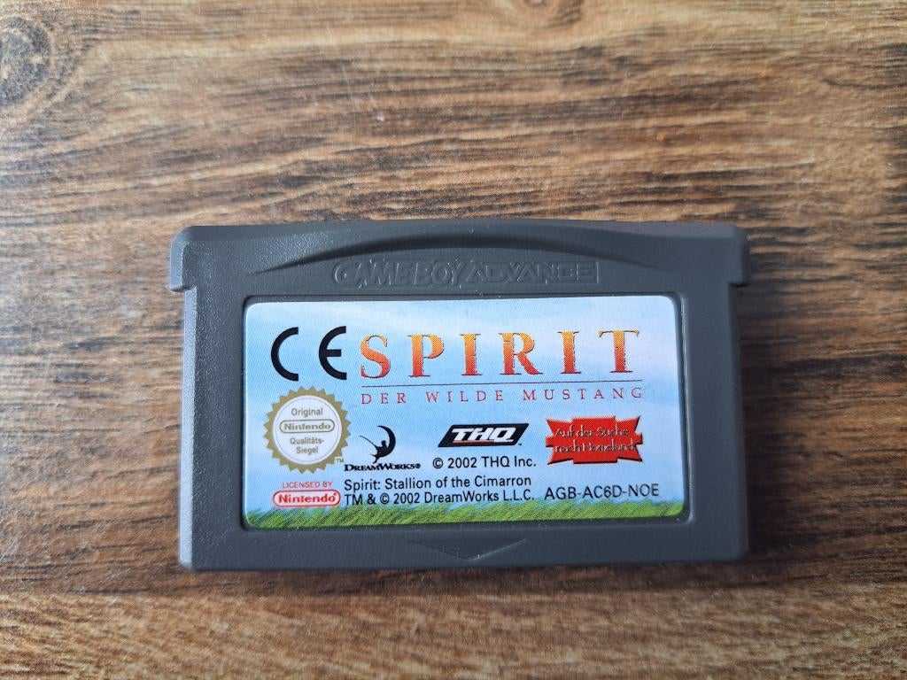 Spirit der wilde Mustang Nintendo GameBoy Advance (GBA) PAL, Games en Spelcomputers, Games | Nintendo Game Boy, Zo goed als nieuw