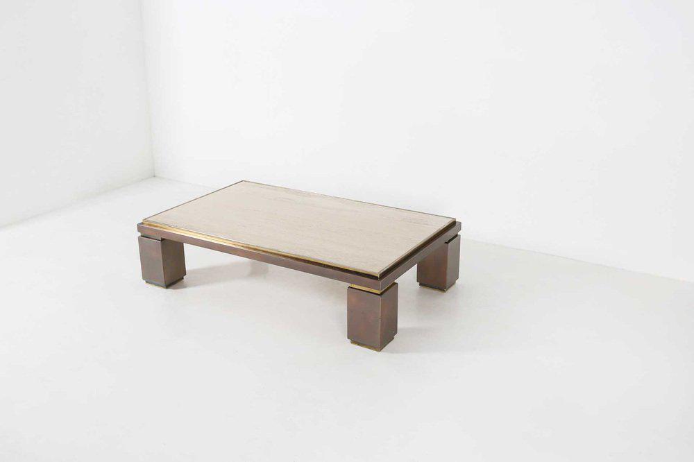 Vintage Belgochrom coffeetable by Dewulf Selection, Antiquités & Art, Antiquités | Meubles | Tables, Enlèvement