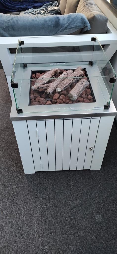 Cozy Living design sfeerhaard, 15kW, Tuin en Terras, Ophalen, Zo goed als nieuw