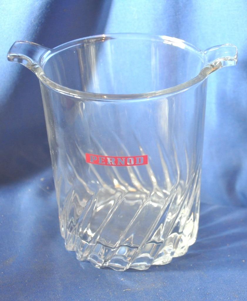 seau a glaçon pernod en verre, Collections, Enlèvement ou Envoi, Comme neuf, Ustensile