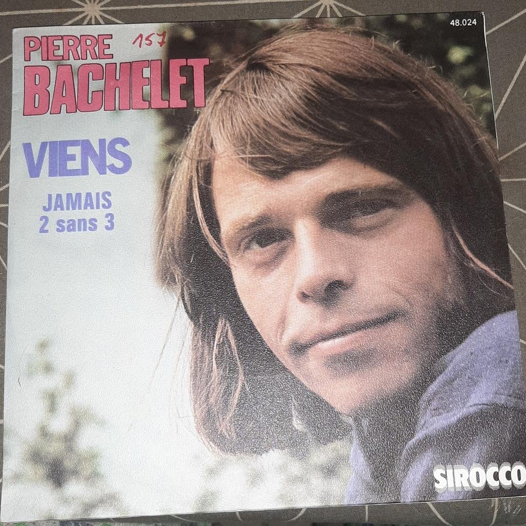 Vinyl 45trs- Pierre bachelet- viens, Enlèvement ou Envoi, Utilisé