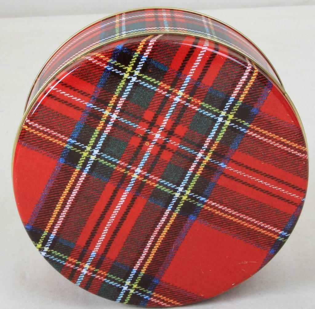 Blikken doos met tartan (schots) motief, Ophalen of Verzenden, Zo goed als nieuw, Koek(jes)