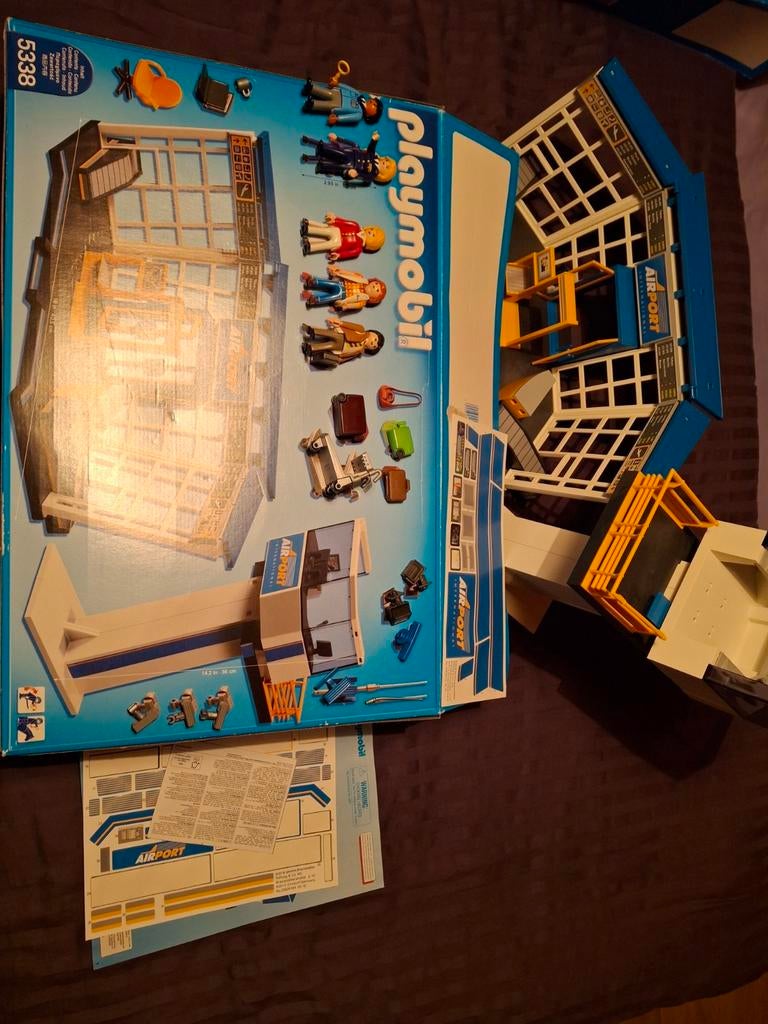 Aéroport avec tour de contrôle Playmobil 5338, Enlèvement ou Envoi, Comme neuf