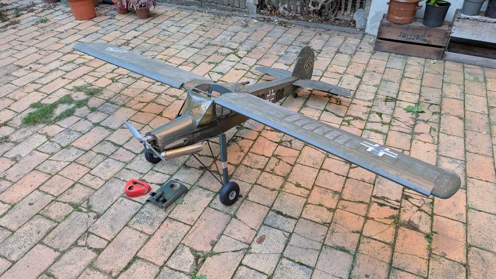Modélisme d'avion Fieseler Fi 156 Storch, Enlèvement, Utilisé, Avion