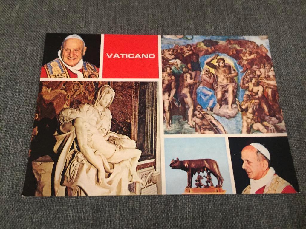 oude Postkaart  Vaticano jaren 70, Ophalen of Verzenden, Zo goed als nieuw, Kaart of Prent, Christendom | Katholiek