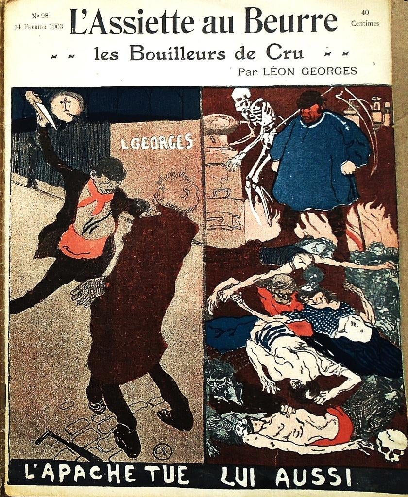 L'Assiette au Beurre nr.98 - les Bouilleurs de Cru - 1903, Ophalen of Verzenden, Gelezen, Overige typen