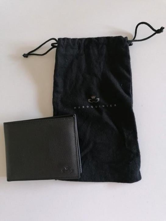 Portefeuille heren Nathan zwart 110544N, Handtassen en Accessoires, Portemonnees, Nieuw, Overige merken, Zwart, Leder, Ophalen