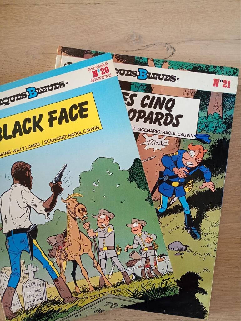 Lot Tuniques bleues 20 & 21 Lambil Cauvin EO TBE, Plusieurs BD, Enlèvement ou Envoi, Comme neuf, Lambil/Cauvin