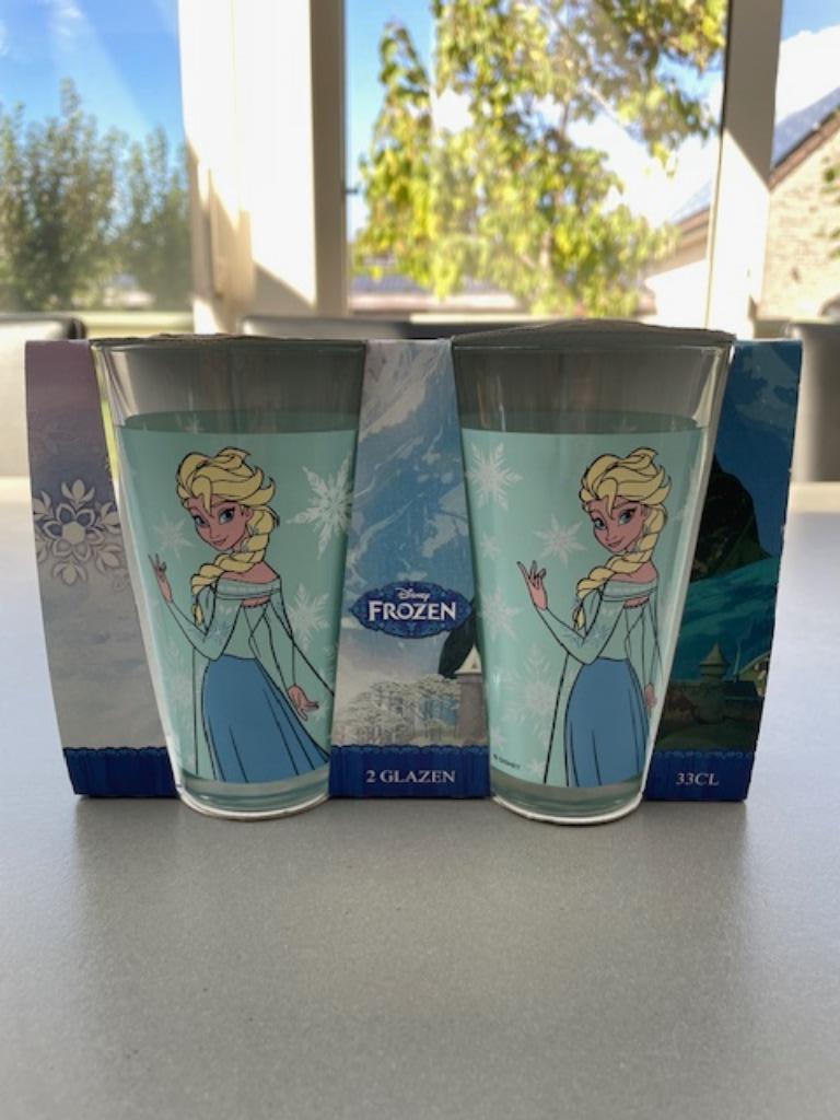 Frozen Disney glazen, Enlèvement, Blanche-Neige ou Belle au Bois Dormant, Neuf, Service