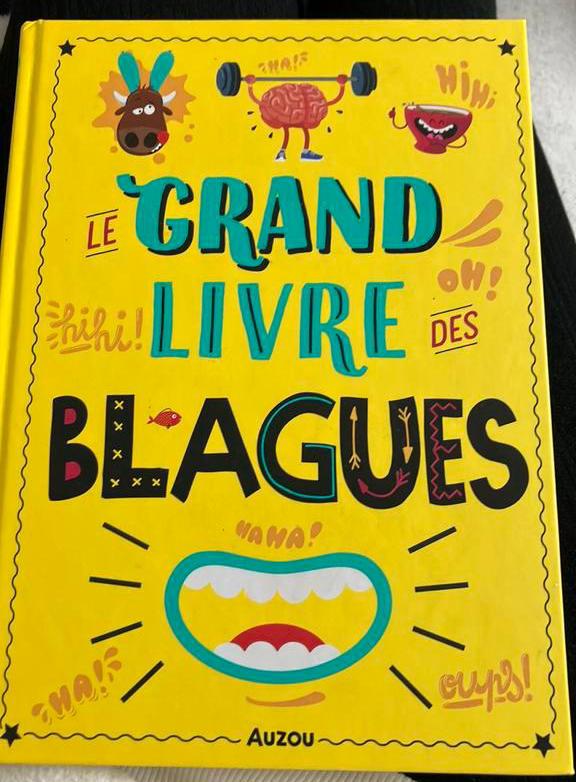 Le grand livre des blagues état neuf (+ de 800 blagues) 2021, Comme neuf, Auzou, Blagues