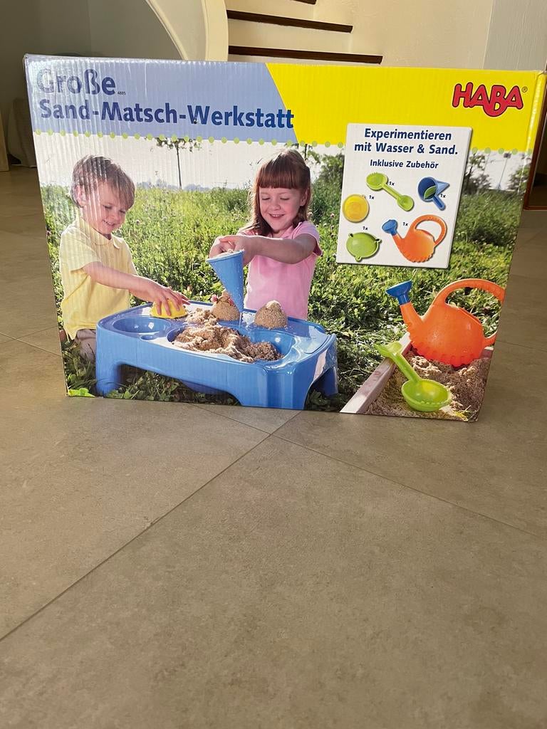 Zand- en modderwerkplaats - merk Haba, Ophalen of Verzenden