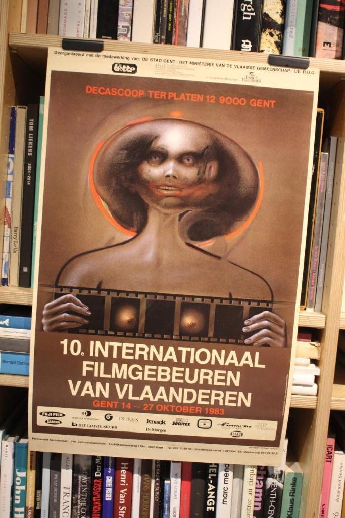 10e internationaal filmgebeuren in Vlaanderen Gent affiche, Collections, Posters & Affiches, Enlèvement ou Envoi