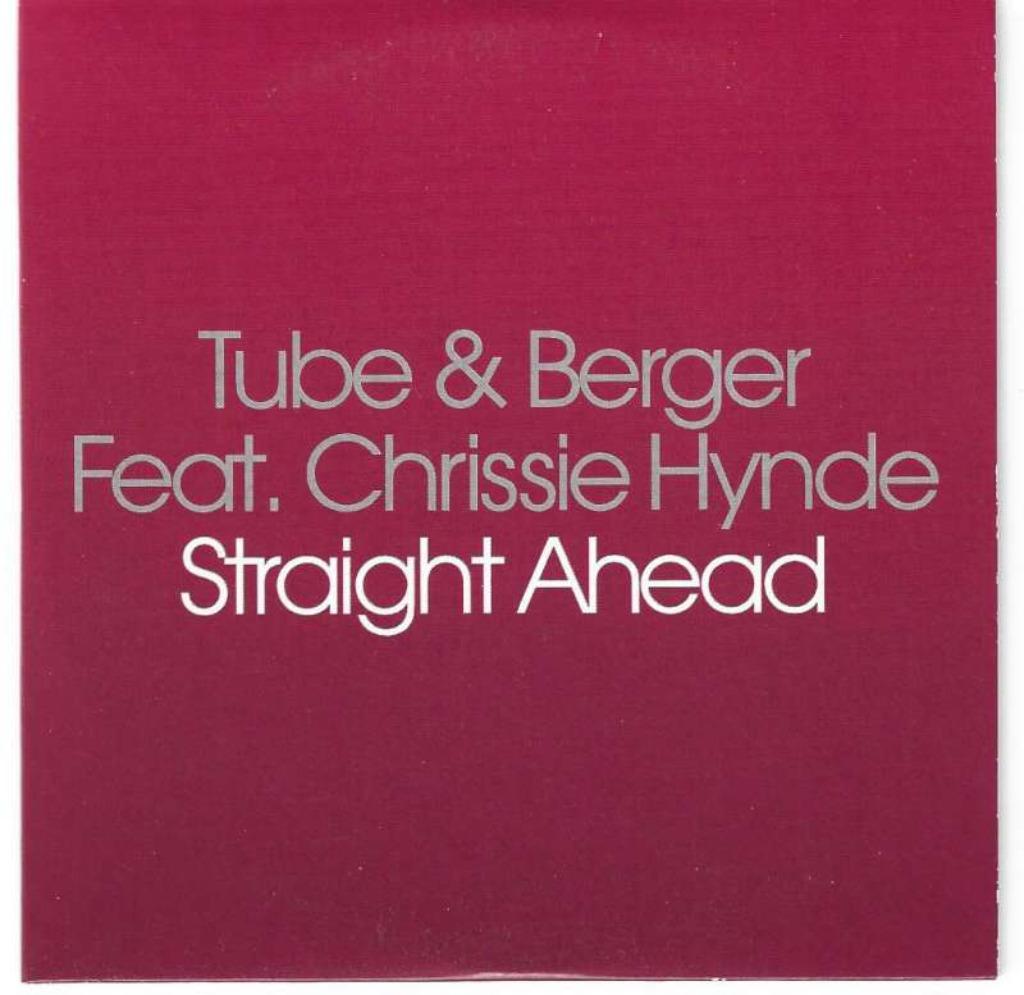 cd single Tube & Berger feat. Chrssie Hynde Straight Ahead, Enlèvement ou Envoi, Comme neuf, Pop