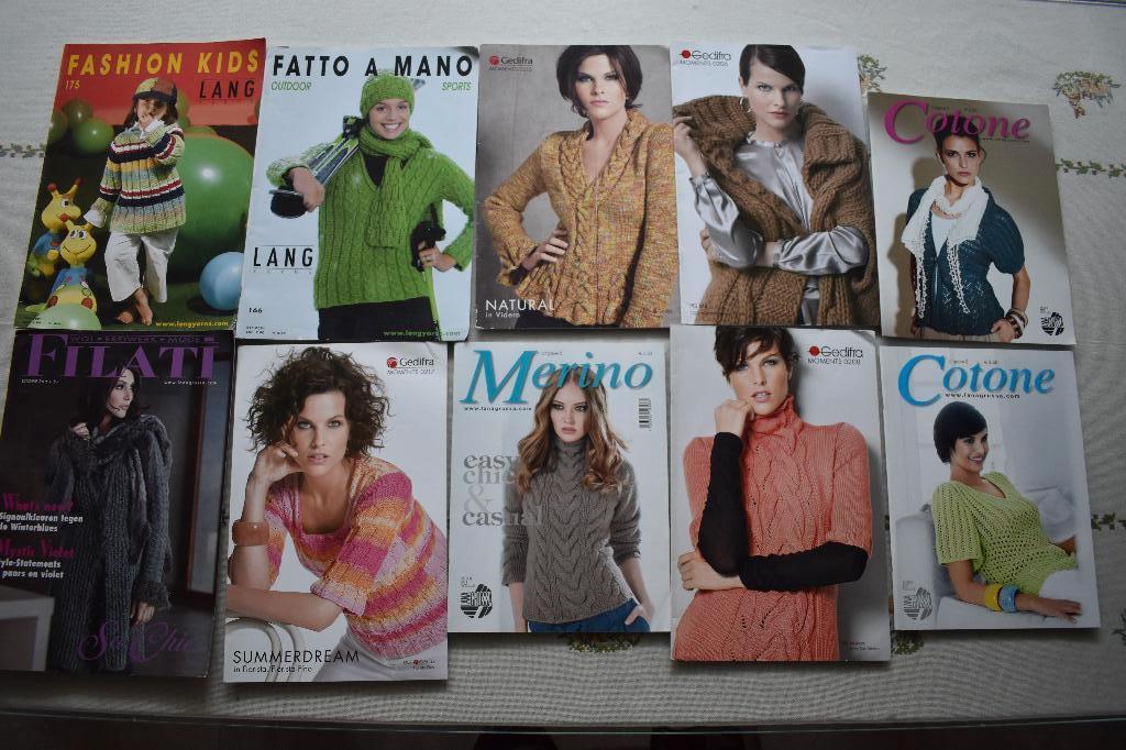 lot breitijdschriften 7, Hobby en Vrije tijd, Breien en Haken, Ophalen of Verzenden, Zo goed als nieuw, Breien, Patroon of Boek