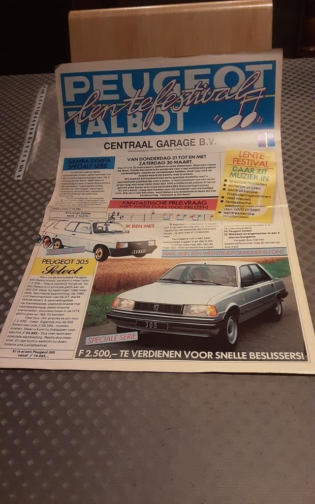PEUGEOT talbot gamma ķrant, Livres, Autos | Brochures & Magazines, Enlèvement ou Envoi, Peugeot