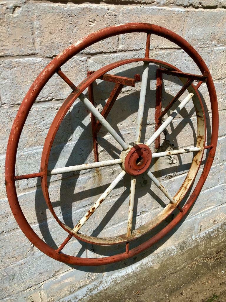 Oud zwaar ijzeren scheepsroer, Ophalen, Gebruikt