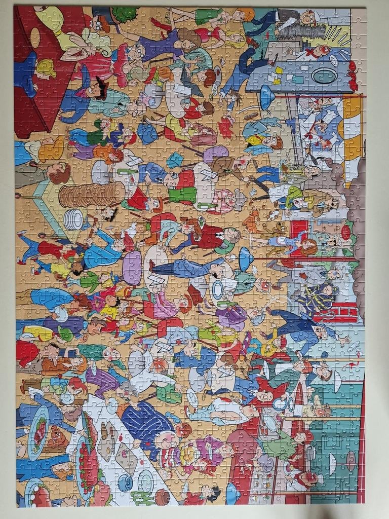 Wacky world puzzel Lunchroom, Ophalen of Verzenden, Zo goed als nieuw