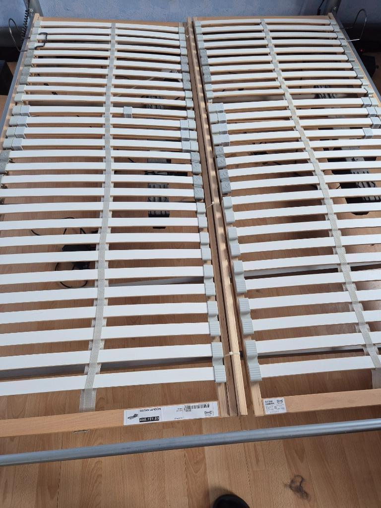1 Sommier à lattes électrique Ikea 80x200, Ophalen, Gebruikt, 80 cm, Bedbodem