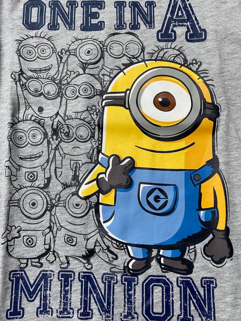 Minions longsleeve maat 128, Ophalen, Minions, Jongen of Meisje, Zo goed als nieuw