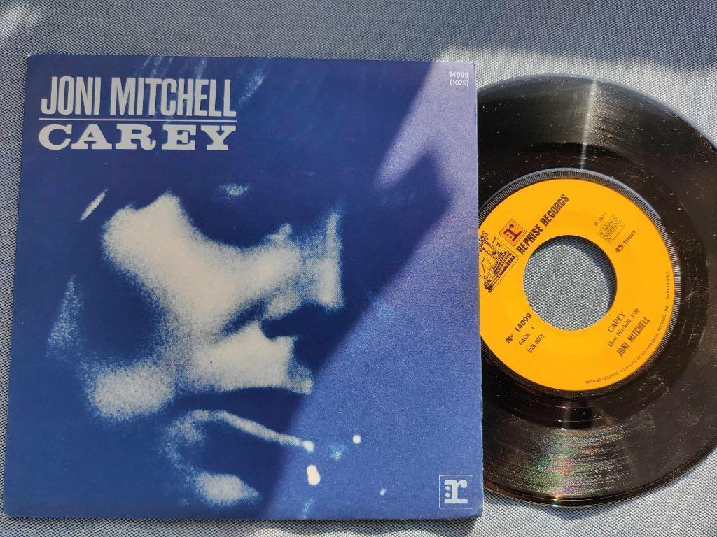 Joni mitchell (carey, reprise, 14099(1029), usa, pca0027M1, Ophalen of Verzenden, Single