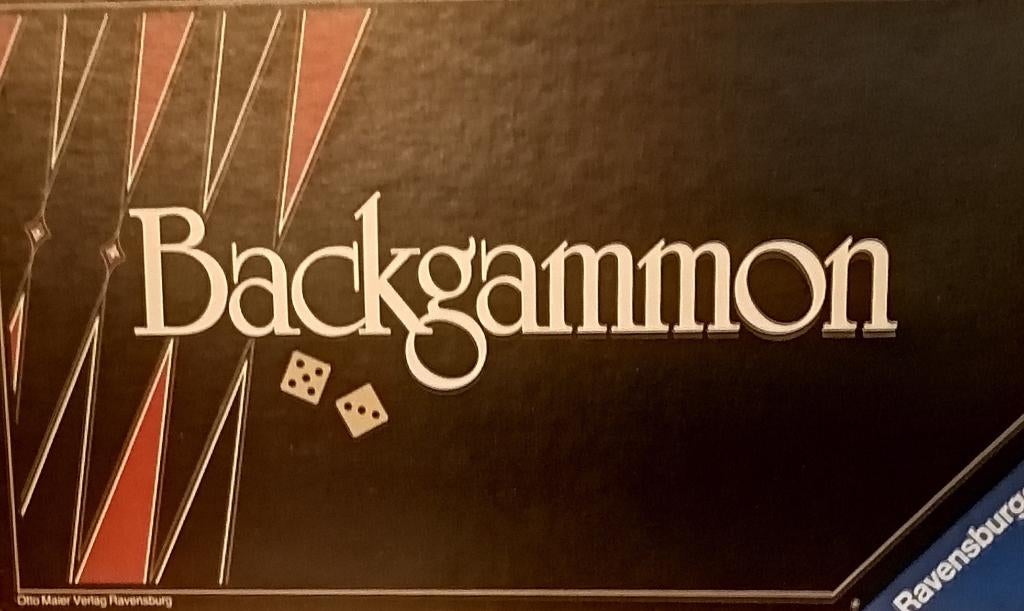 Backgammon Ravensburger in Kartonnen doos compleet, Een of twee spelers, Ophalen of Verzenden, Nieuw, Ravensburger