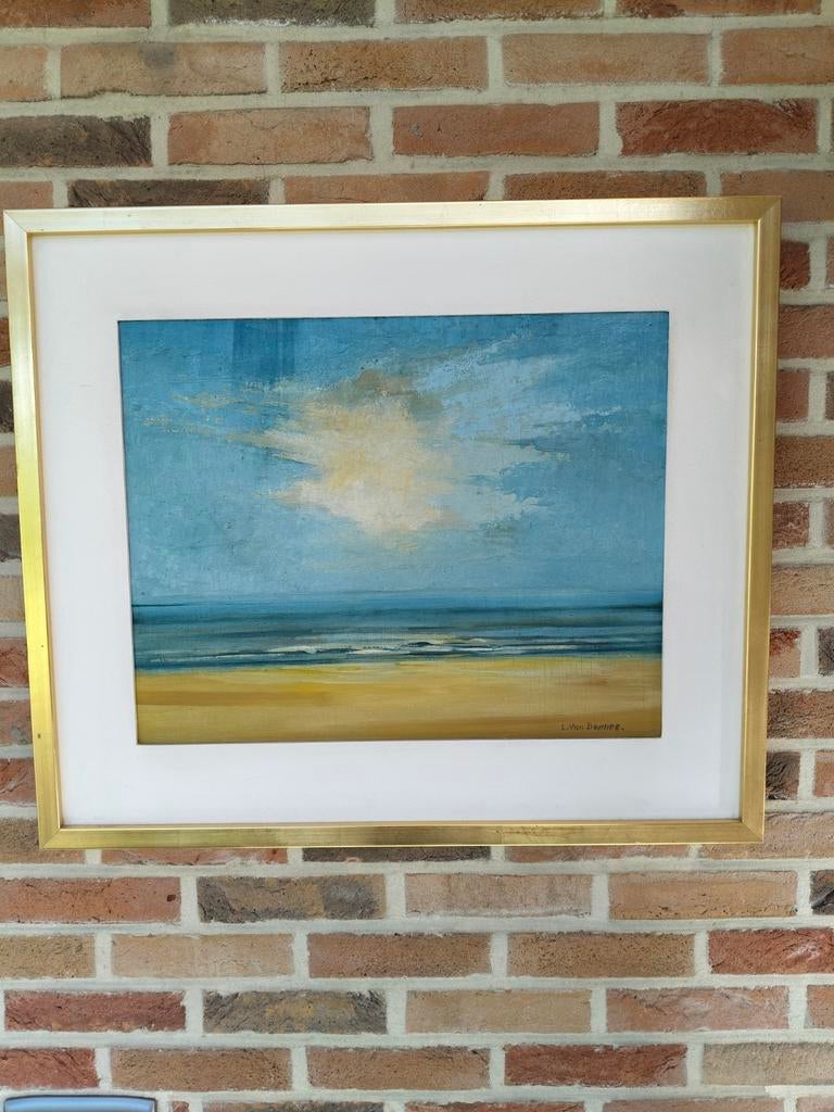 Zee strand schilderij, Antiek en Kunst, Ophalen
