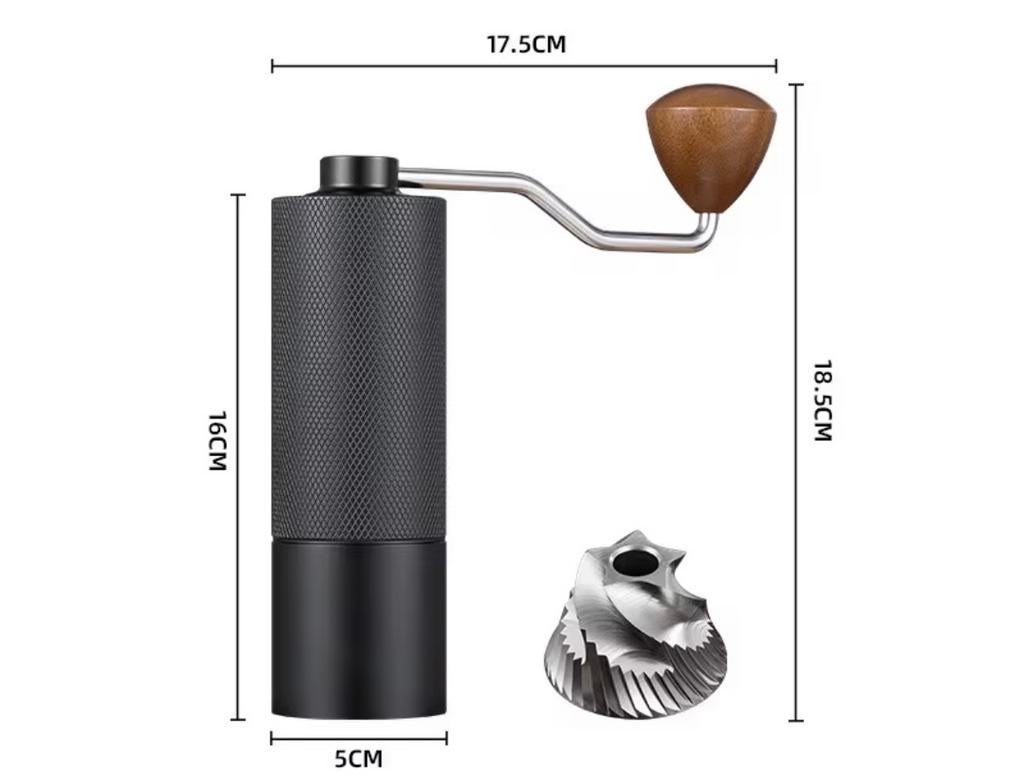 Manual Coffee Grinder 420 Stainless Steel Conical Burr, Elektronische apparatuur, Koffiemachine-accessoires, Nieuw, Verzenden
